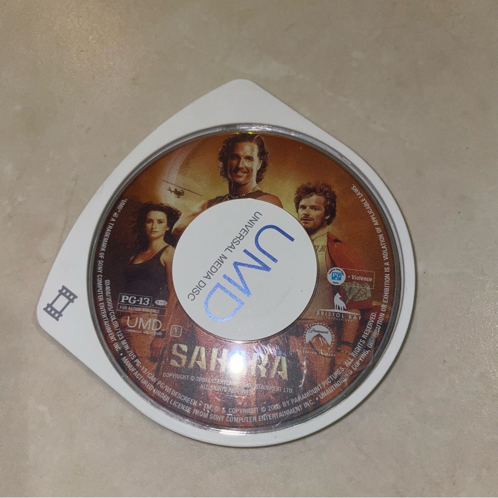 Sahara UMD for PSP